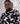 Pull col roulé jacquard - Noir