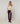 Stretch leggings i lammskinn - Mörklila