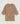 Cashmere 3/4-ärm poncho - Camel Brown