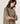 Oversized tröja i kashmir mock-neck - Beige