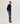 Cashmere turtleneck tröja - Marinblå