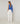Tvillingset med rund hals i siden - Cobalt Blue