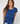Ylletwinset med rund hals - Sapphire Blue