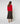 Merinoull tröja med polokrage - Röd