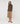 Draperad T-shirt - Brun