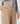 Stickade byxor med vida ben - Beige