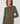 Lång draperad klänning - Khaki